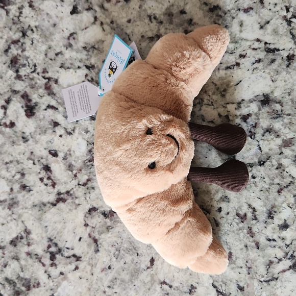 Jellycat Amuseable Croissant Soft & Plush 3x8" NWT - Picture 4 of 4